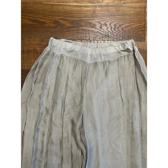 Belle France Vintage Flowy Palazzo Pants Made in Italy - Picture 4 of 5